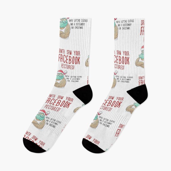 Item preview, Funny Santa Saw Your Facebook designed and sold by Rott515.