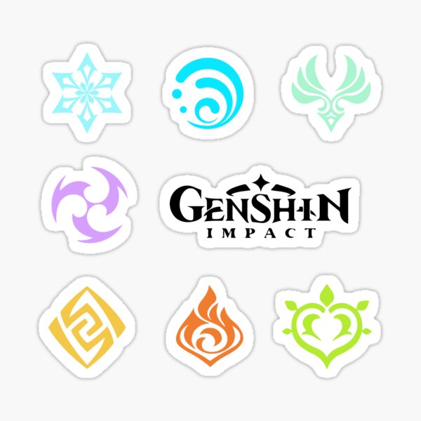 Genshin Impact Fan Art Stickers Sticker