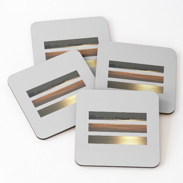 Item preview, Elegant Geometric - stylish abstract sunset graphic pattern in stripes designed and sold by Caroline Laursen.