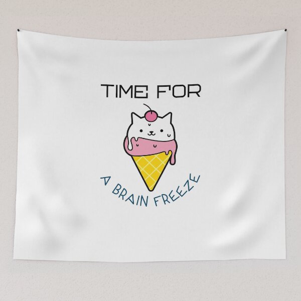 Item preview, It's time for a brain FREEZE designed and sold by malkhteb.