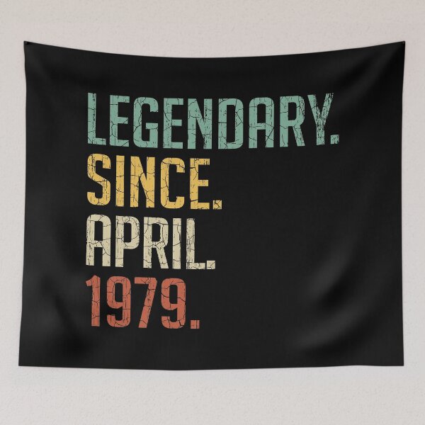 Item preview, Legendary Since April 1979 42nd Birthday Gift 42 Years Old Vintage April 1979 designed and sold by Takatv.