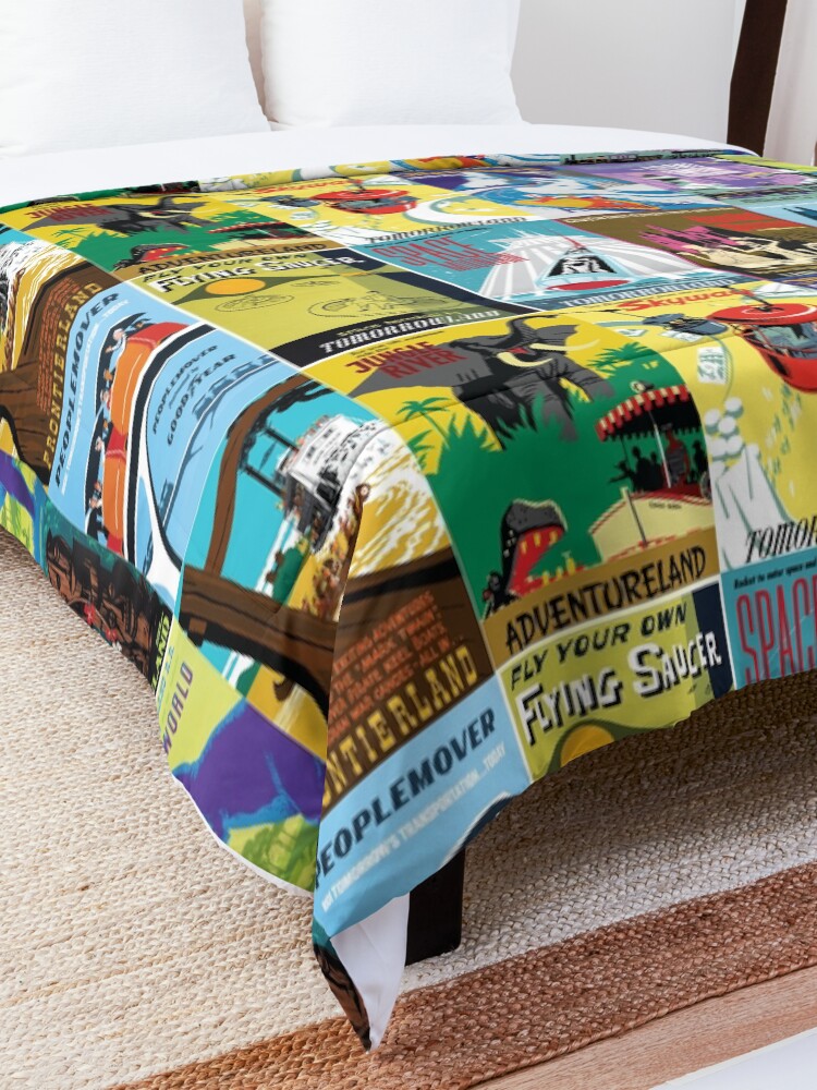 Alternate view of Vintage Ride Posters Comforter