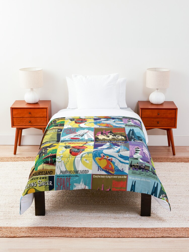 Alternate view of Vintage Ride Posters Comforter