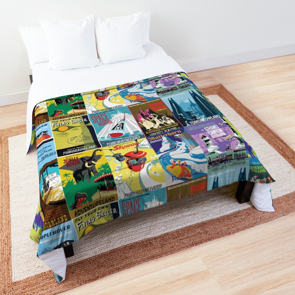 Vintage Ride Posters Comforter