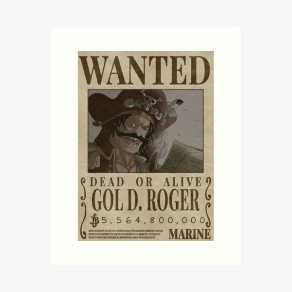 Gold D Roger 2 - one piece, an art canvas by One piece World - INPRNT