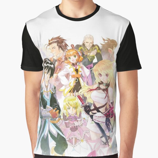 Vista previa del artículo con la obra «Camiseta TALES OF XILLIA ·: coverART [sin logotipo]», diseñado y vendido por wayfinder.
