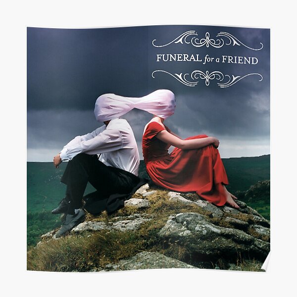 "Funeral for a Friend Casually Dressed & Deep in Conversation