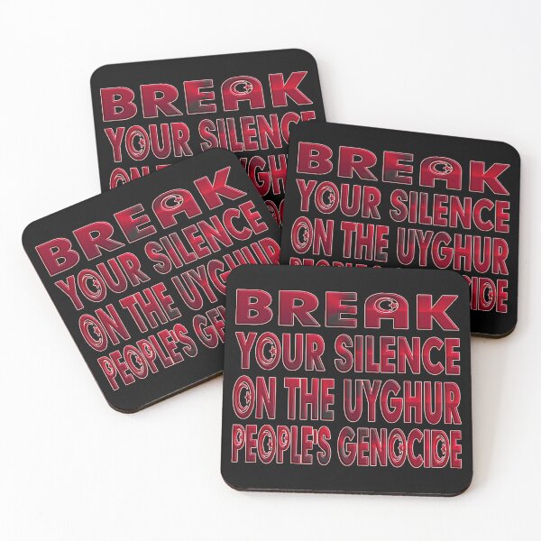 Item preview, BREAK YOUR SILENCE ON THE UYGHUR PEOPLE'S GENOCIDE designed and sold by Ralek.