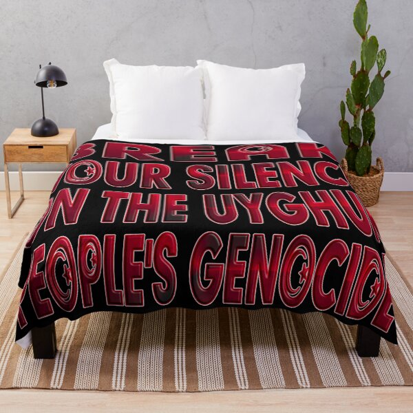 Item preview, BREAK YOUR SILENCE ON THE UYGHUR PEOPLE'S GENOCIDE designed and sold by Ralek.