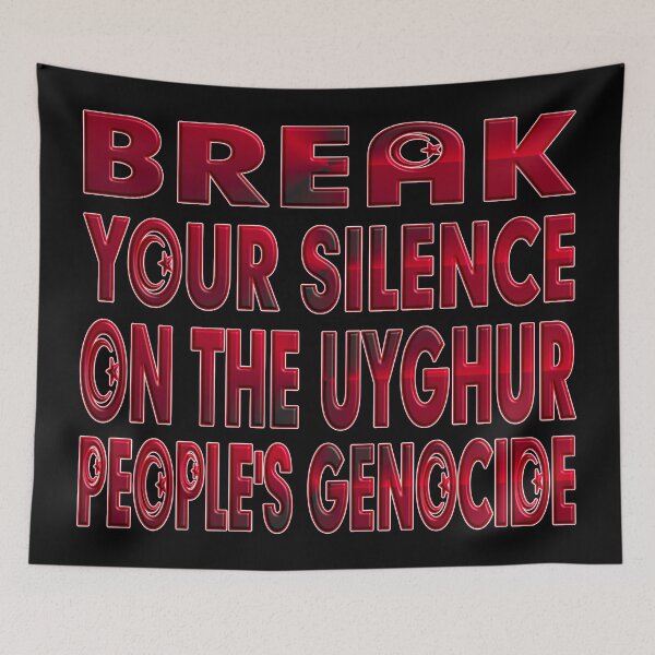 Item preview, BREAK YOUR SILENCE ON THE UYGHUR PEOPLE'S GENOCIDE designed and sold by Ralek.