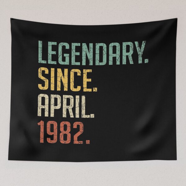 Item preview, Legendary Since April 1982 39th Birthday Gift 39 Years Old Vintage April 1982 designed and sold by Takatv.
