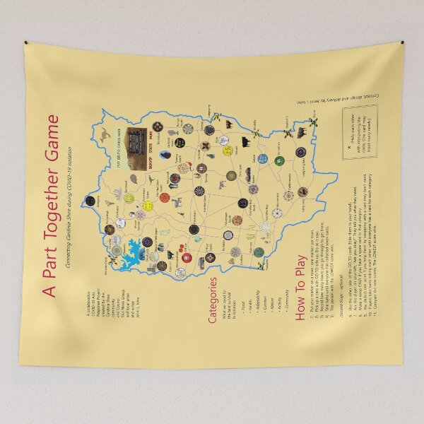 Item preview, A Part Together - Cardinia Game Board designed and sold by Jenni Ivins.