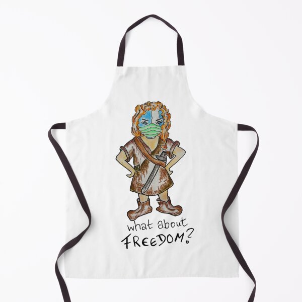 Item preview, Facemasks and Freedom - funny cartoon Scotland character in a kilt designed and sold by Canvasvendetta.