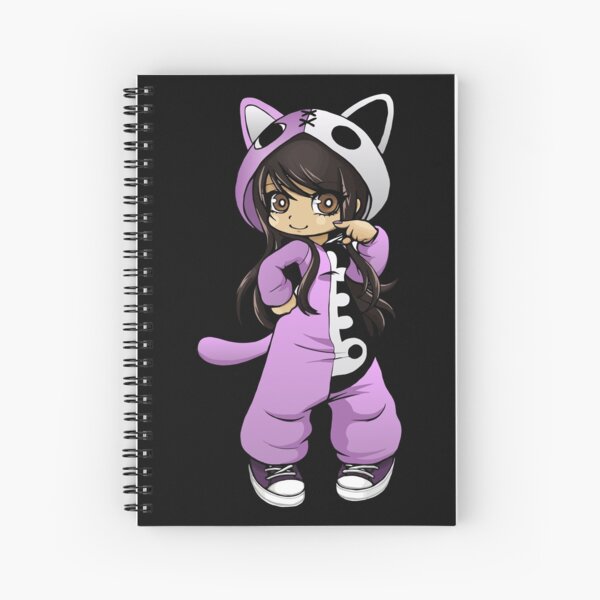 Aphmau Gaming design logo Spiral Notebook