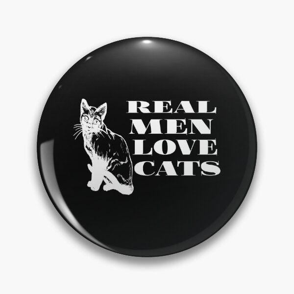 Item preview, REAL MEN LOVE CATS. designed and sold by leicha.