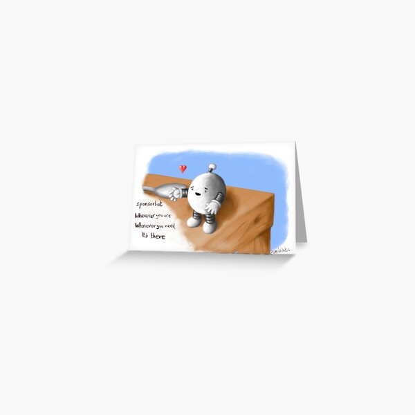 Sponsorbot Greeting Card