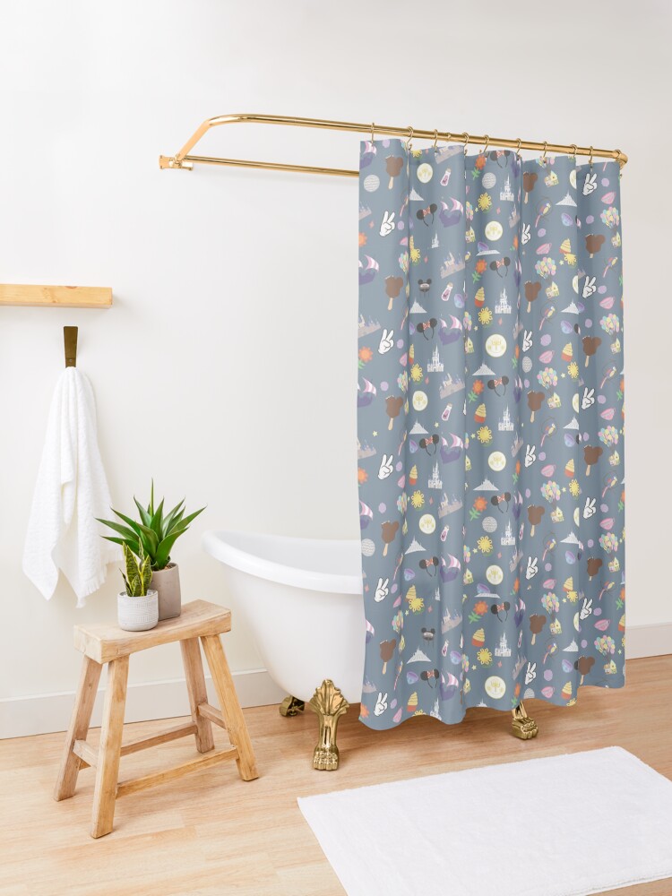 Alternate view of Meet Me at My Happy Place Shower Curtain