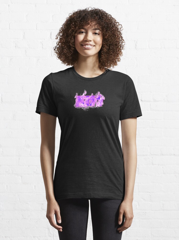 Discover Kiss Band Purple Fire Logo | Essential T-Shirt 