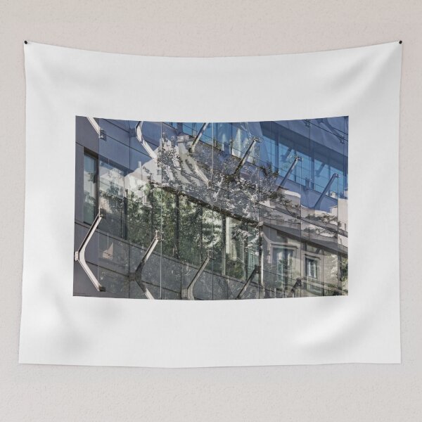 Item preview, Buildings Of Lisbon - 2 - Reflections Off The Coat Hanger ©  designed and sold by © Hany G. Jadaa © Prince John Photography.