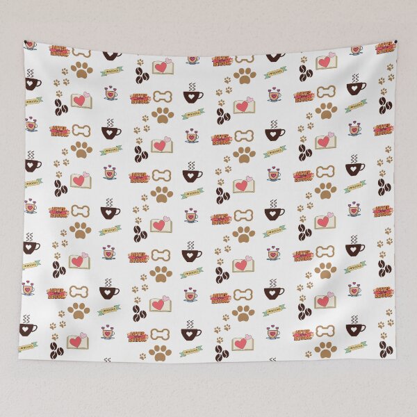 Item preview, Books Dogs and Coffee Adorable Book Lover 9 set  designed and sold by CrownsStore.