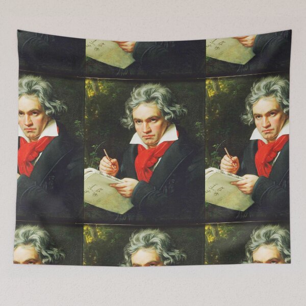 Item preview, Portrait of the great composer Beethoven designed and sold by Vintage Designs +.