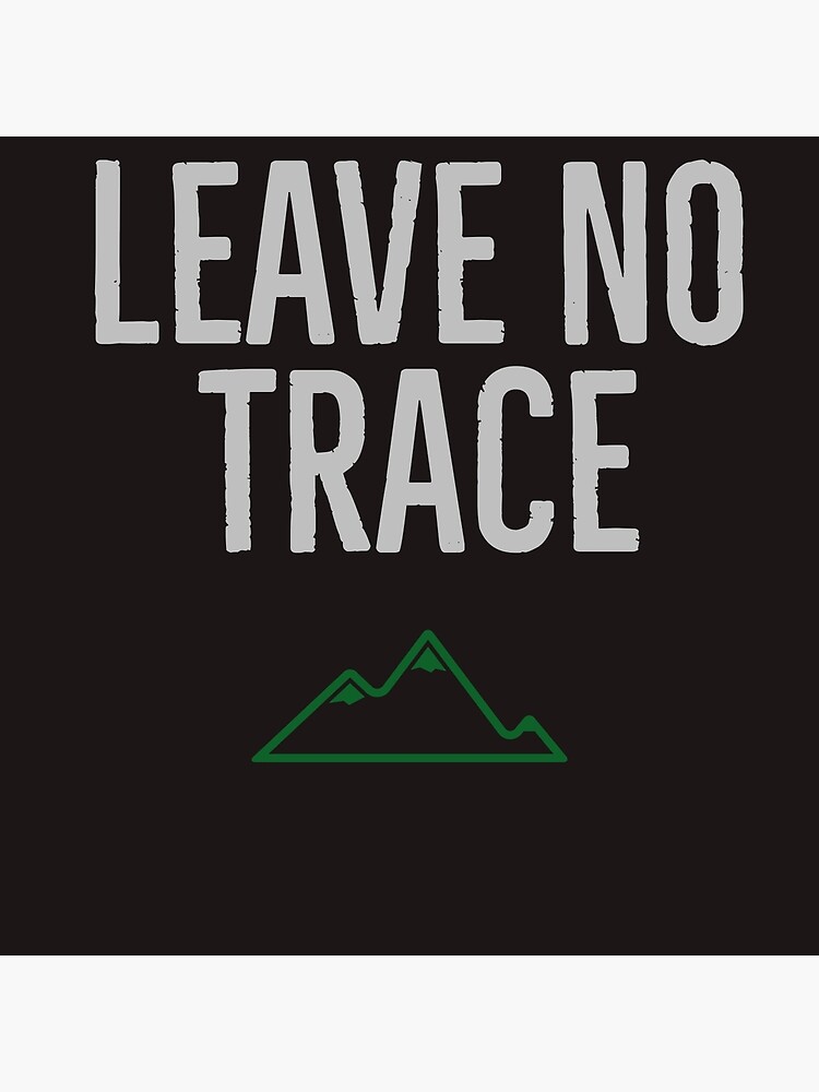 leave-no-trace-poster-by-valicourt-redbubble