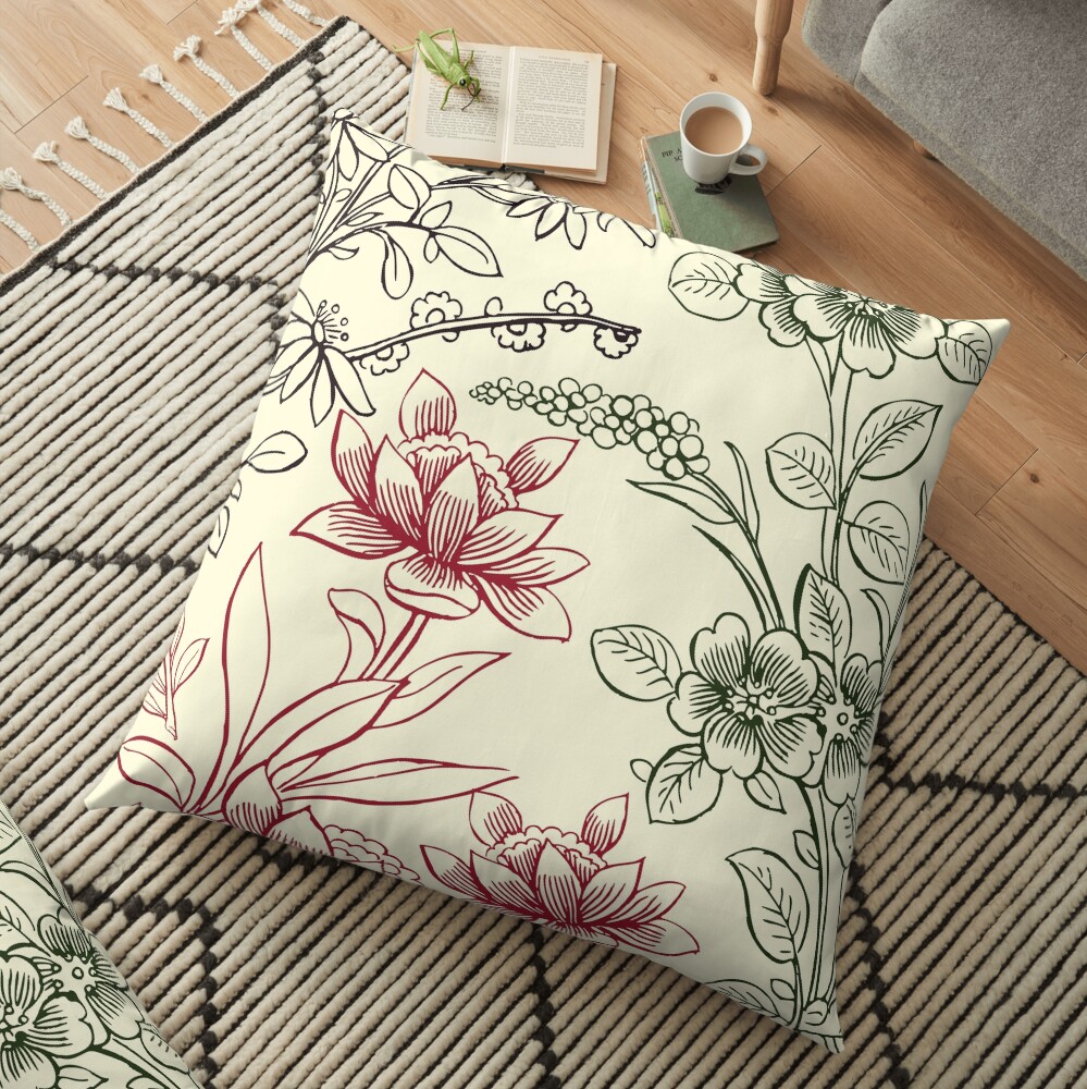 Wild Nostalgia Floor Pillow