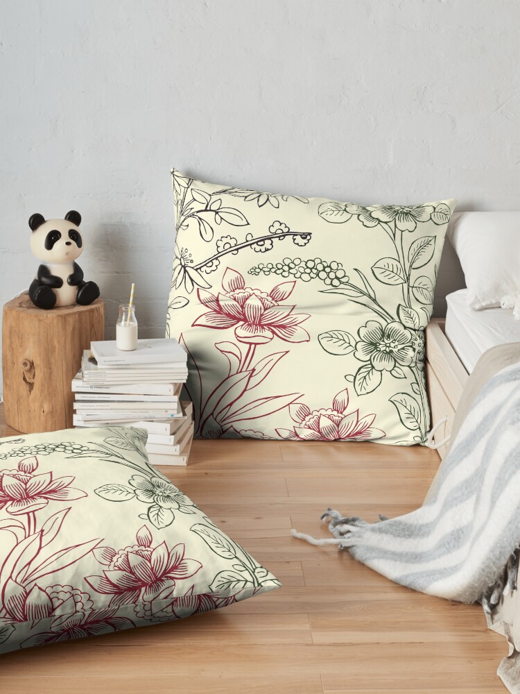 Alternate view of Wild Nostalgia Floor Pillow