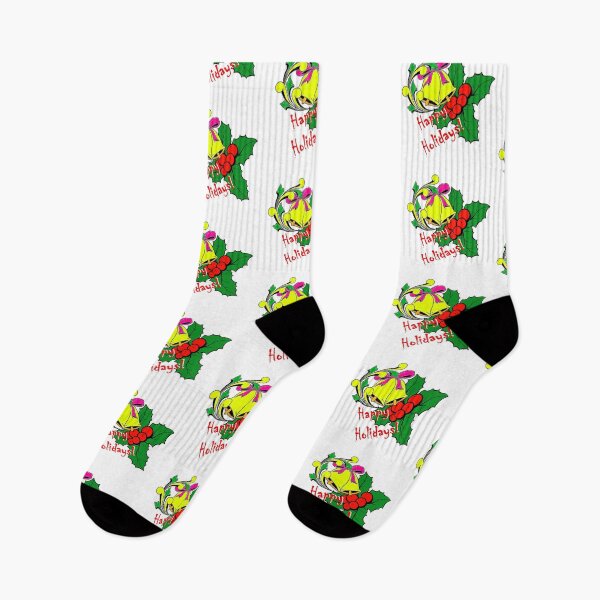 Item preview, Happy Holidays, bells and mistletoe designed and sold by LittleAngy.