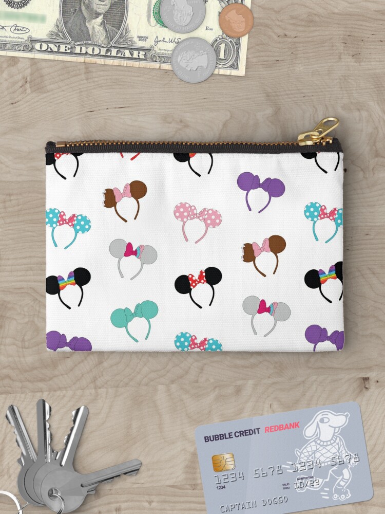 Discover Mouse Ears Pattern Zipper Pouch