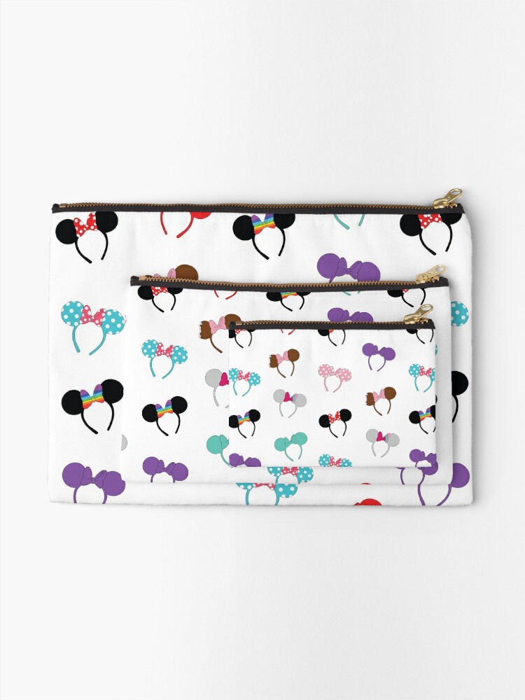 Disover Mouse Ears Pattern Zipper Pouch