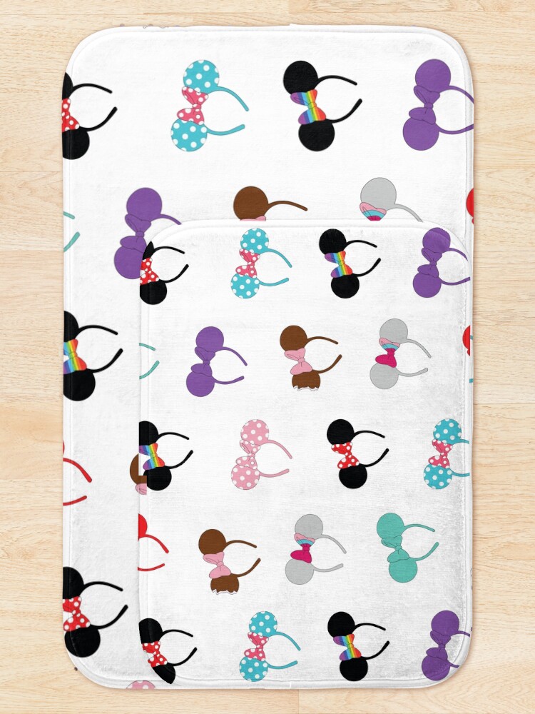 Alternate view of Mouse Ears Pattern Bath Mat