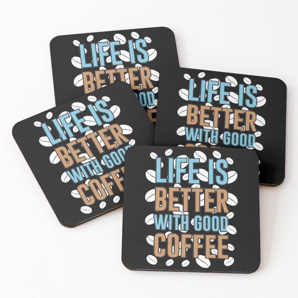 Item preview, Life is better with good coffee T-shirt designed and sold by Luxoss.