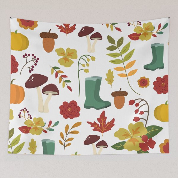 Item preview, Cute Autumn Fall Pattern Design designed and sold by ravenmandyshop.