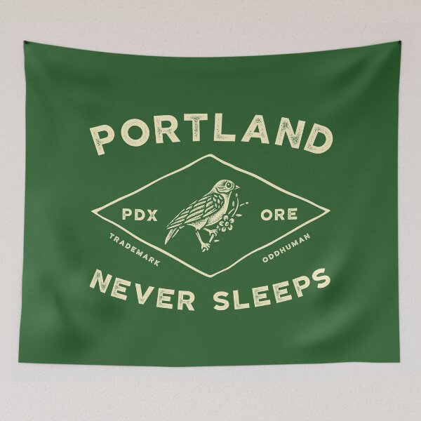 Item preview, Portland Never Sleeps designed and sold by oddhuman.