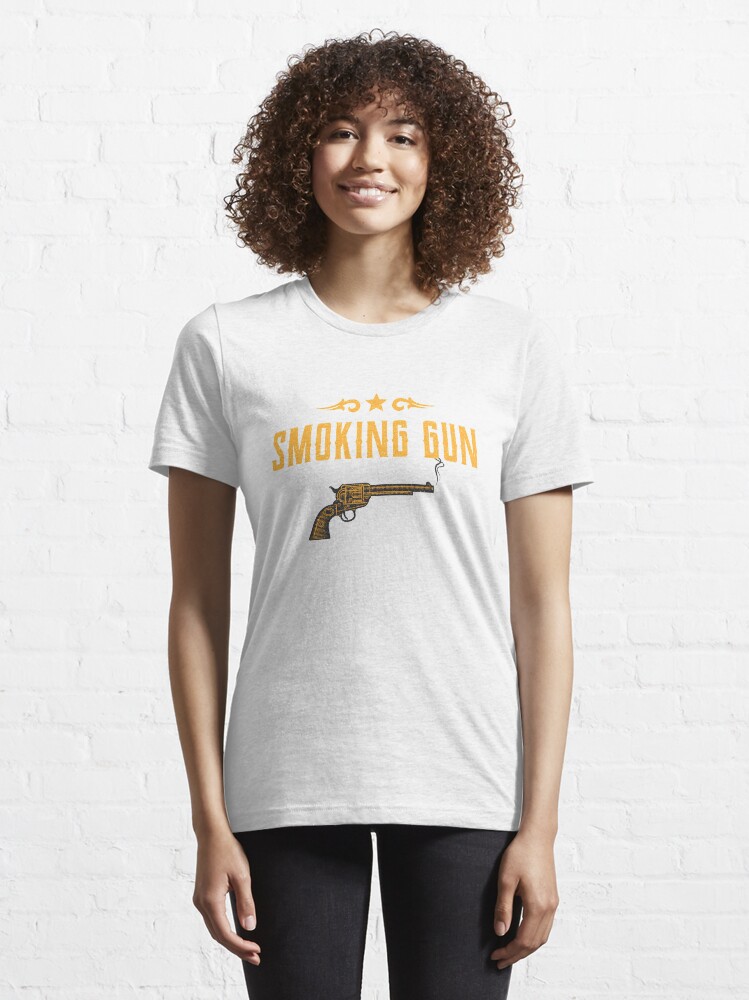 Alternate view of Smoking Gun Design Essential T-Shirt