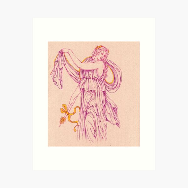 Dancing Maenad Art Print