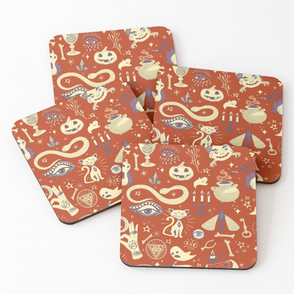 Item preview, Vintage Halloween Elements designed and sold by Vector Scout Lab.