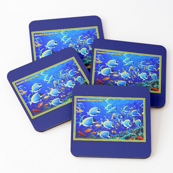 Item preview, "AUSTRALIA'S BARRIER REEF" Travel Print designed and sold by posterbobs.