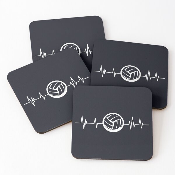 Item preview, volleyball heartbeat sports lover volleyball designed and sold by ELmezz.