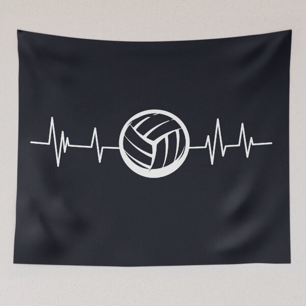 Item preview, volleyball heartbeat sports lover volleyball designed and sold by ELmezz.
