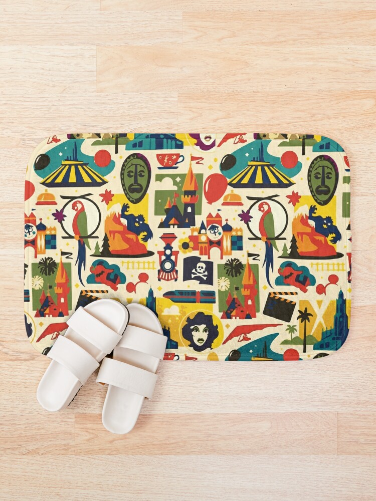 Magical Pattern Bath Mat for Sale by themouselets