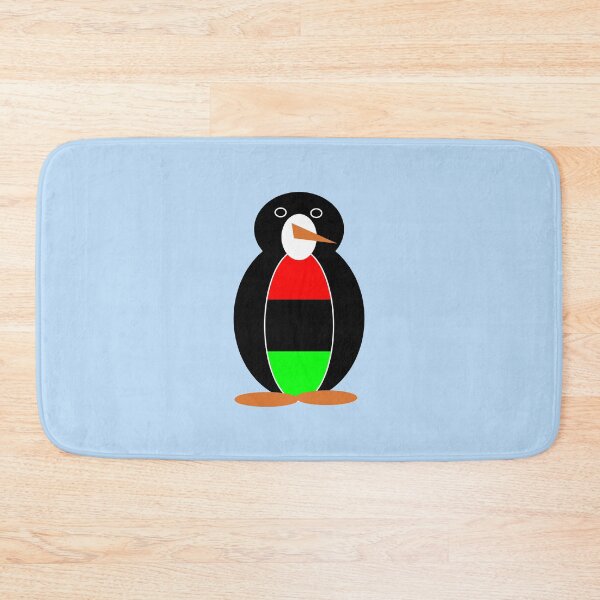 Item preview, African American Penguin with African Diaspora Flag designed and sold by AuntieShoe.