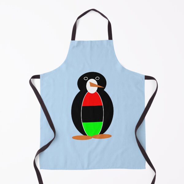 Artikelvorschau, Afroamerikanerpinguin mit afrikanischer Diaspora-Flagge entworfen und verkauft von AuntieShoe.