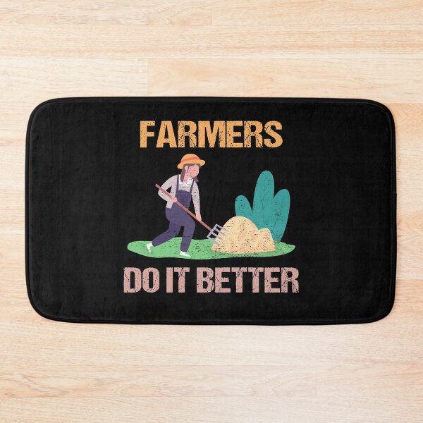 Item preview, FARMERS DO IT BETTER Tractor Funny Farming Humor Sarcasm An Apple designed and sold by lmyer.