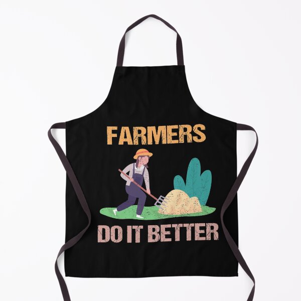 Item preview, FARMERS DO IT BETTER Tractor Funny Farming Humor Sarcasm An Apple designed and sold by lmyer.