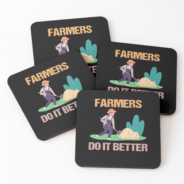 Item preview, FARMERS DO IT BETTER Tractor Funny Farming Humor Sarcasm An Apple designed and sold by lmyer.