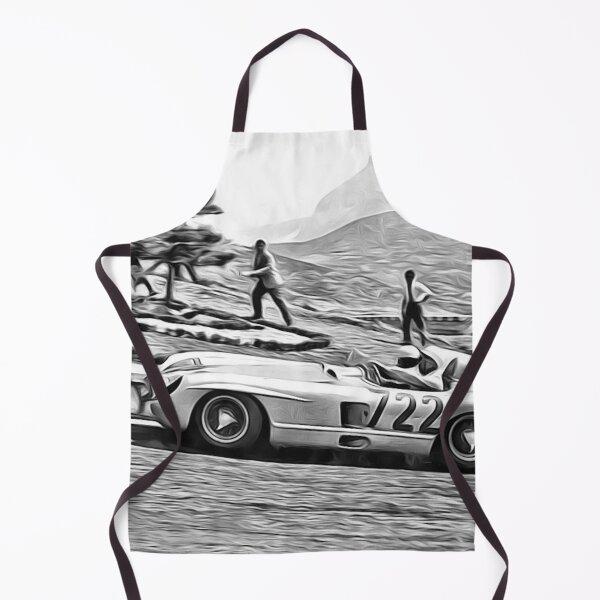 Artikelvorschau, Mercedes Benz 300 SLR Stirling Moss 1955 Mille Miglia Racing Poster entworfen und verkauft von Road To Track.