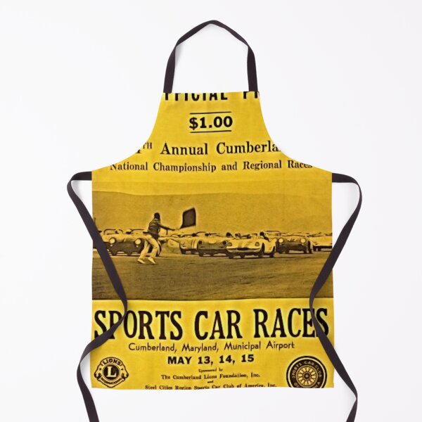 Item preview, Cumberland 1966 Sports Car Race Poster - Classic Vintage Racing Art designed and sold by Road To Track.
