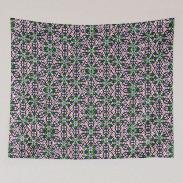 Item preview, Traditional Beads for Africa, African beadwork, JUNGLE PATHS, pink designed and sold by ZenArt-Fern.